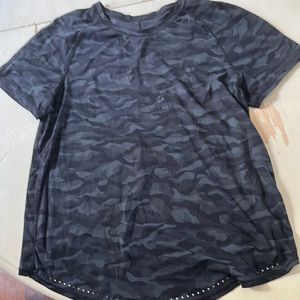 black camp lululemon shirt